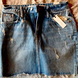 Lover+friends Jean skirt brand new